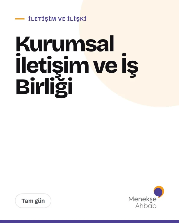Kurumsal İletişim ve İş Birliği — kapak Kurumsal İletişim ve İş Birliği