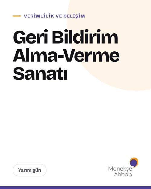 Geri Bildirim Alma-Verme Sanatı — kapak Geri Bildirim Alma-Verme Sanatı