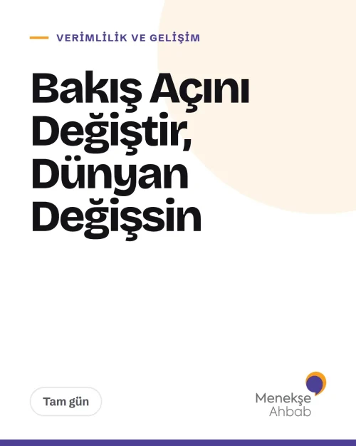 Bakış Açını Değiştir, Dünyan Değişsin — kapak Bakış Açını Değiştir, Dünyan Değişsin
