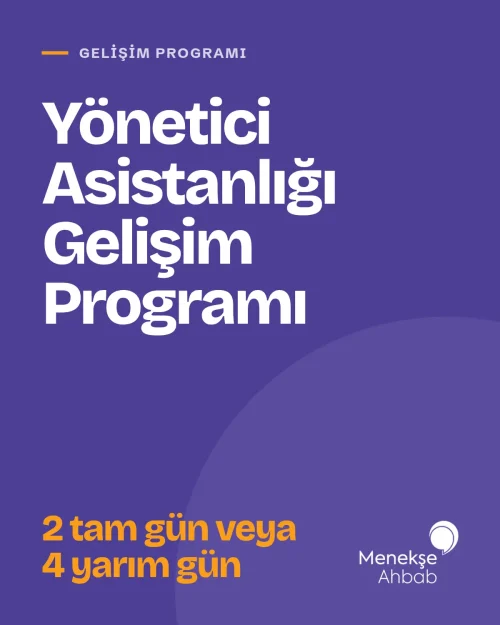 Yönetici Asistanlığı Gelişim Programları — kapak Yönetici Asistanlığı Gelişim Programları