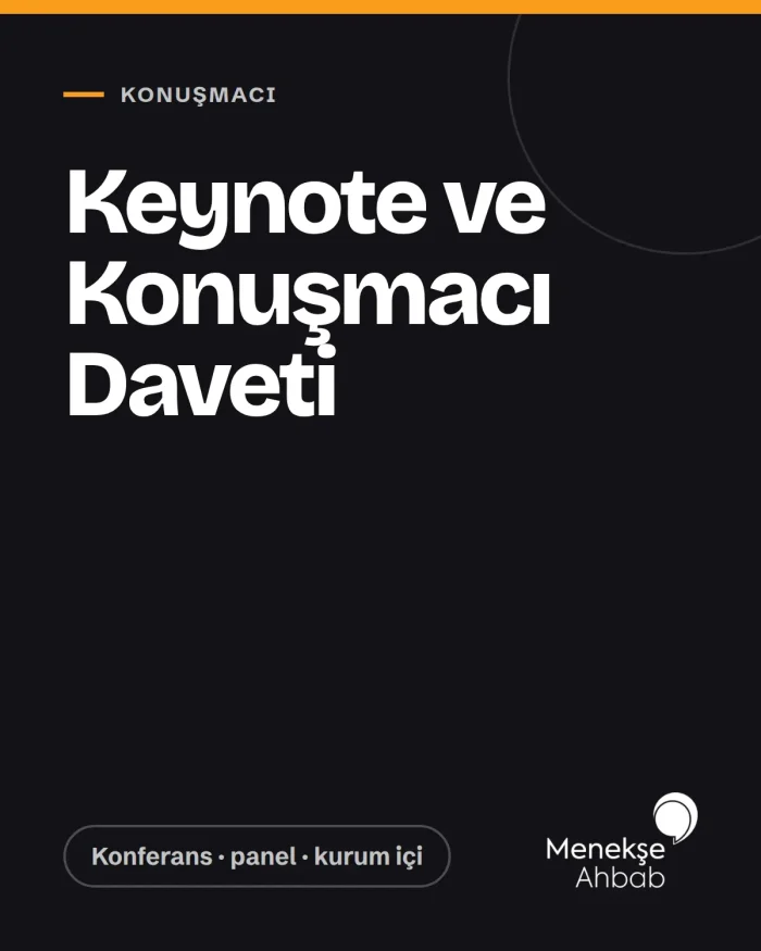 Konuşmacı Daveti ve Keynote Konuşmaları — kapak Konuşmacı Daveti ve Keynote Konuşmaları